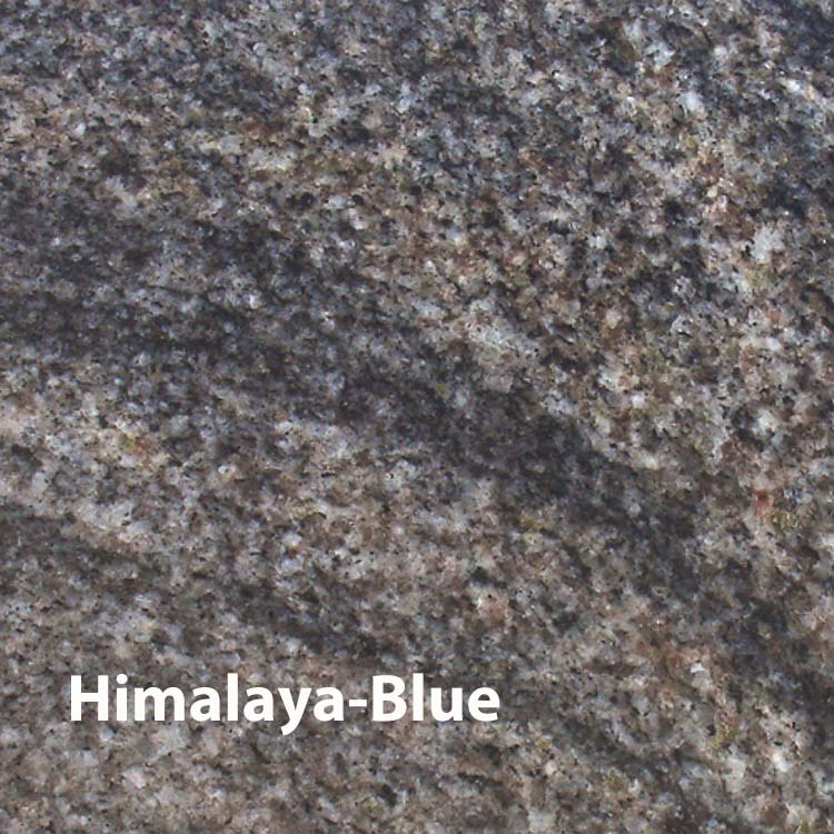 Granieten Mini Dierenurn, Achtkantig met Dito Deksel - Himalaya-Blue (0.1 liter)