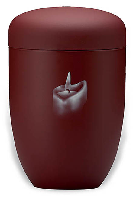 Design Urn Dovende Kaars Rood (4 liter)