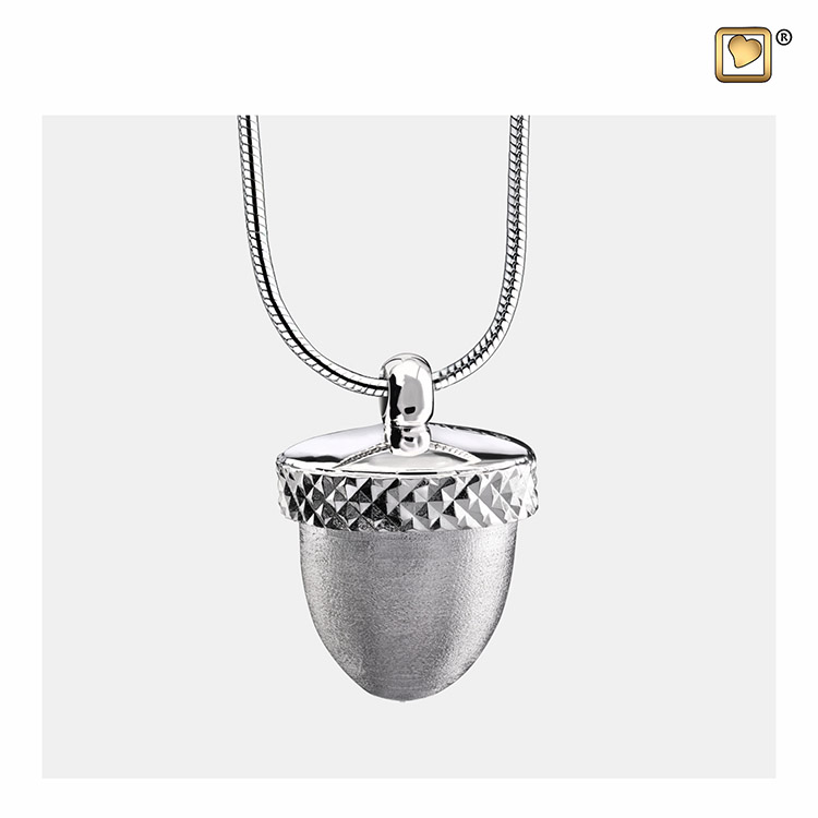Zilveren Ashanger Eikel, inclusief Design Slangencollier