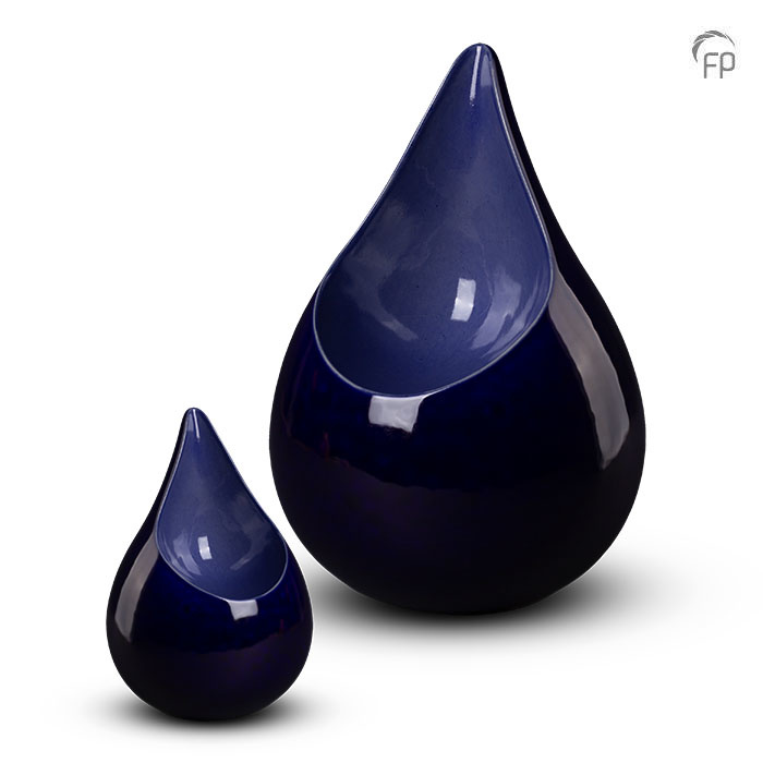 Keramische Celest Traan Urnen Voordeelset Blauw (3.9 liter)