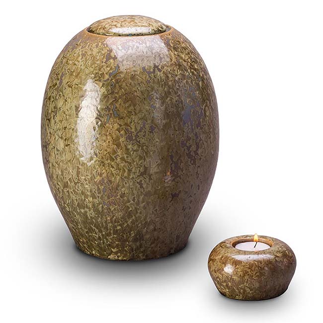 Bruine Keramische Urnen Voordeelset (3.85 liter in totaal)