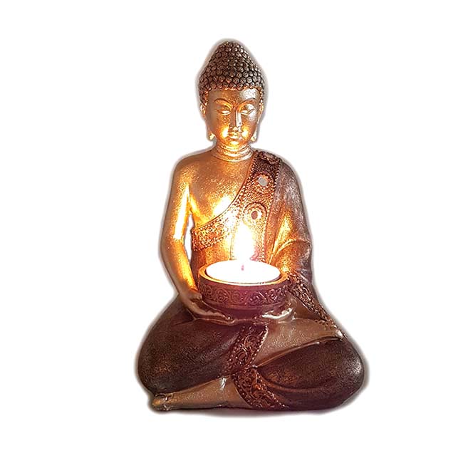 Mini Amithaba Kaarshouder Boeddha Urn (0.3 liter)