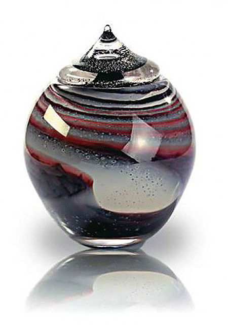 wees onder de indruk krom Bruin Traditioneel handgeblazen glazen OSIRMG 3.5 liter urn. Van urnwinkel  Urnwebshop.nl