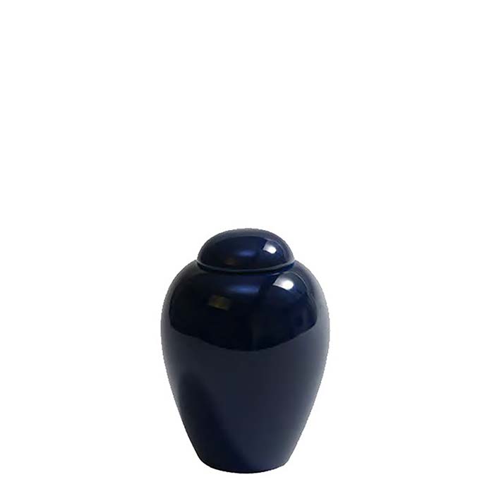 Porseleinen Pot Urn Serenity Small Blue (0.37 liter)