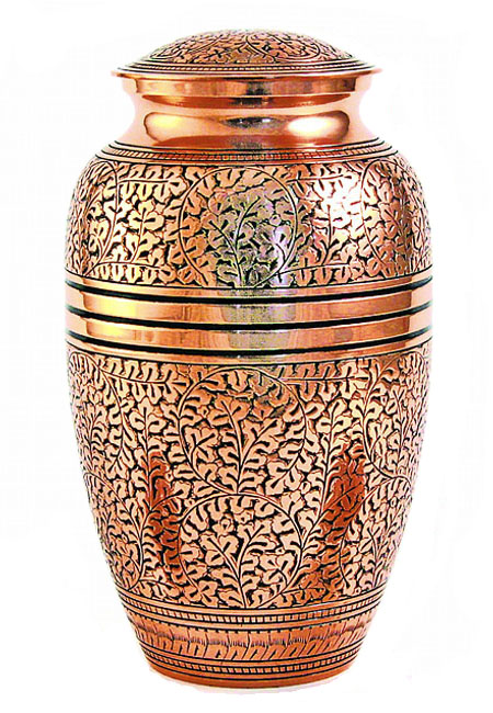 Grote Messing Oak Copper Urn (3.1 liter)