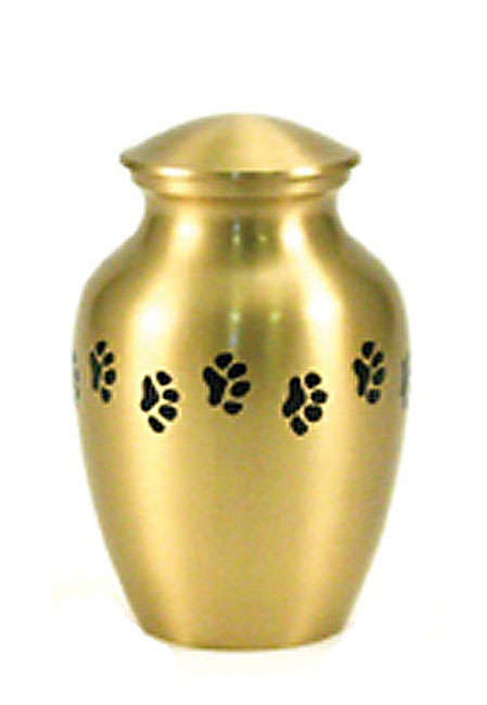 Classic Paws Brass Dierenurn Medium (0.7 liter)