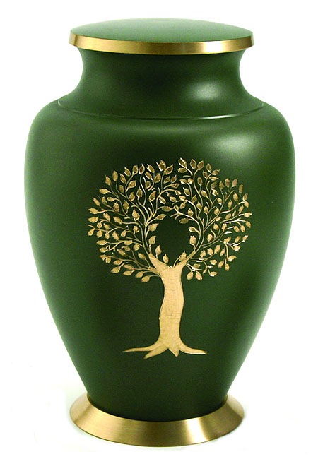 Grote Messing Aria Tree of Life Urn (3.5 liter)