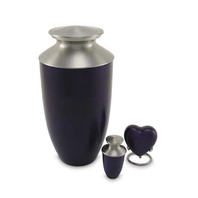 Monterey Purple Hart Urn, inclusief Standaard (0.1 liter)