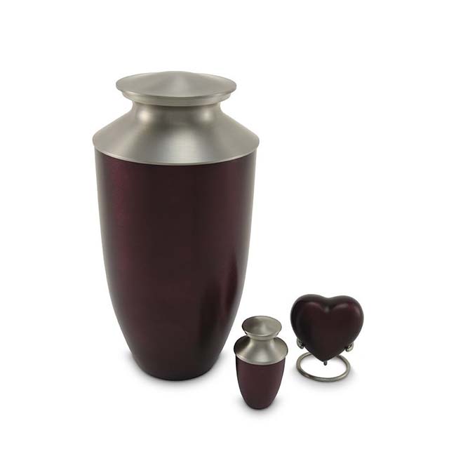 Monterey Ruby Hart Urn, inclusief Standaard (0.1 liter)