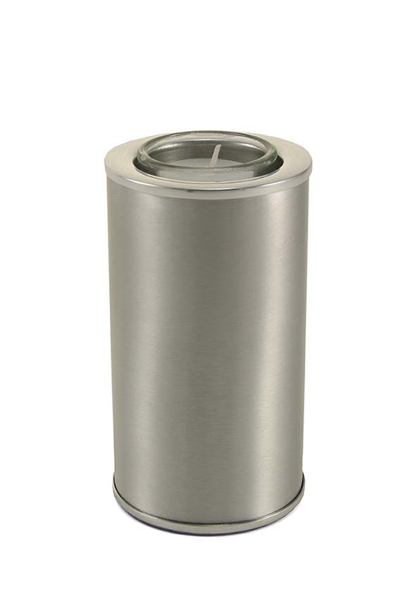 Urn met Waxinelichtje Zilver (0.35 liter)