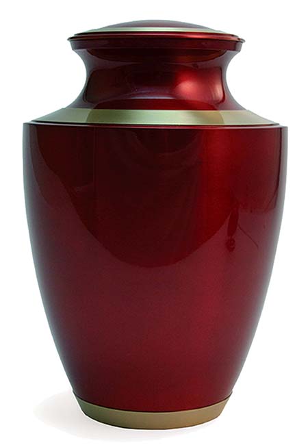 Grote Trinity Crimson Dark Red Urn (3.5 liter)