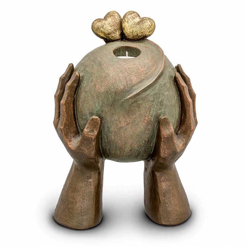 Grote Keramische Art Urn Verlichte Liefde (3.5 liter)