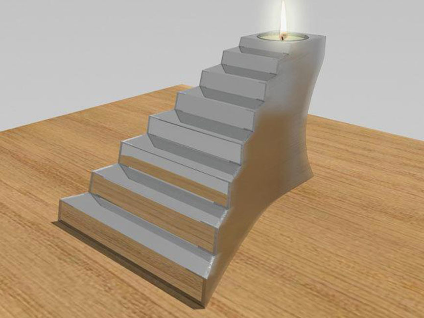 Grote RVS Stairway To Heaven Urn (3.3 liter)