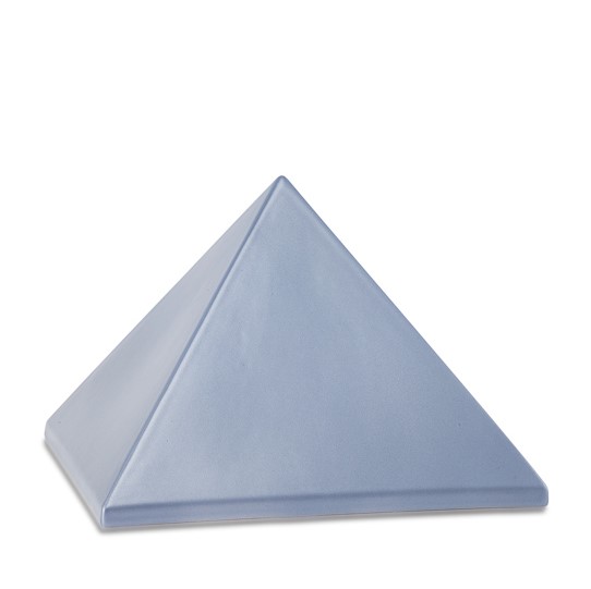 Middelgrote Dieren Piramide Urn Staalkleurig (1.5 liter)
