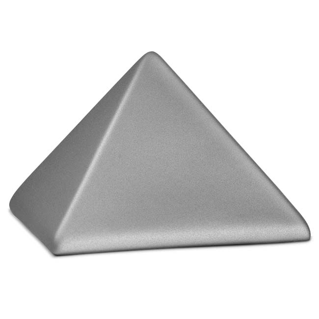 Middelgrote Piramide Urn Steengrijs (1.5 liter)