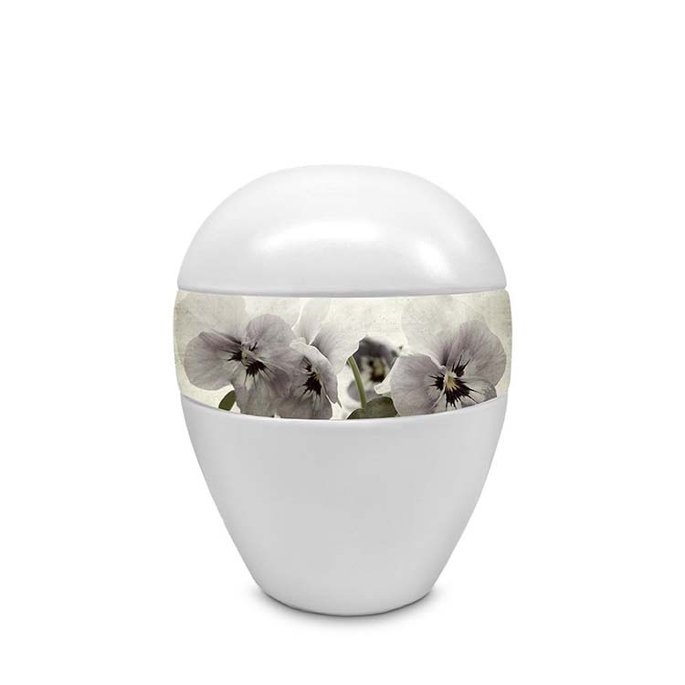 Kleine Porseleinen Pot Urn Orchideeën (0.6 liter)