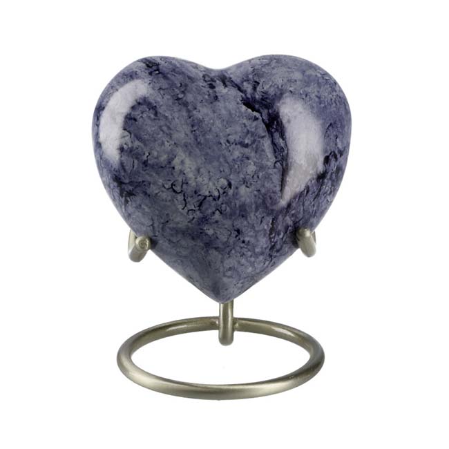 Elegance Hart Urn Violet Marble Look (0.1 liter)