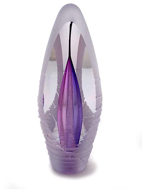 Premium Kristalglazen 3D Traan Urn Spirit Purple (0.07 liter)