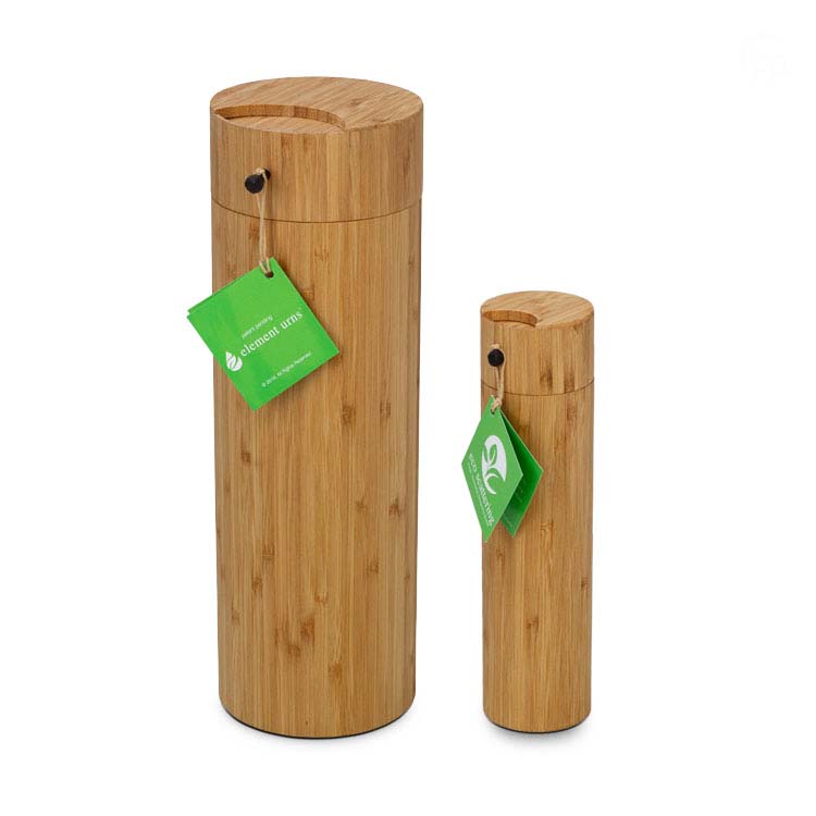Grote Bio Eco Urn of As-strooikoker Bamboe (3 liter)