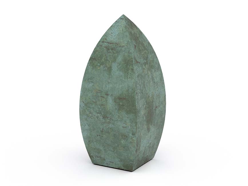 Kleine Bronzen Drop Urn (1 liter)