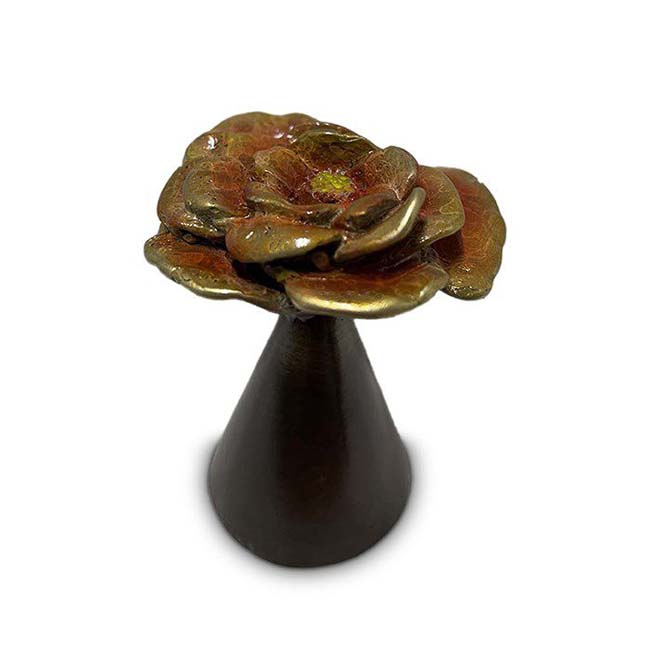 Bronzen Miniurn Roos op Aszuil (0.015 liter)