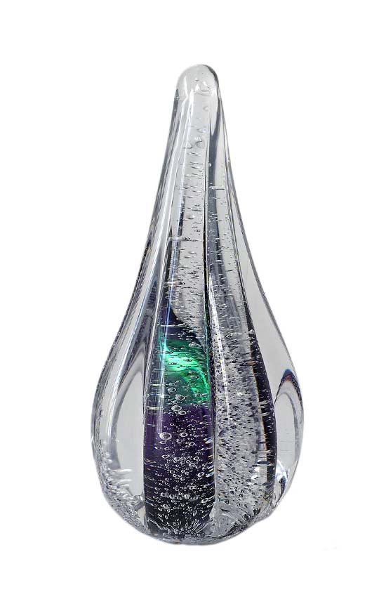 Kristalglazen 3D Mini Purple Sparkle Dierenurn (0.04 liter)
