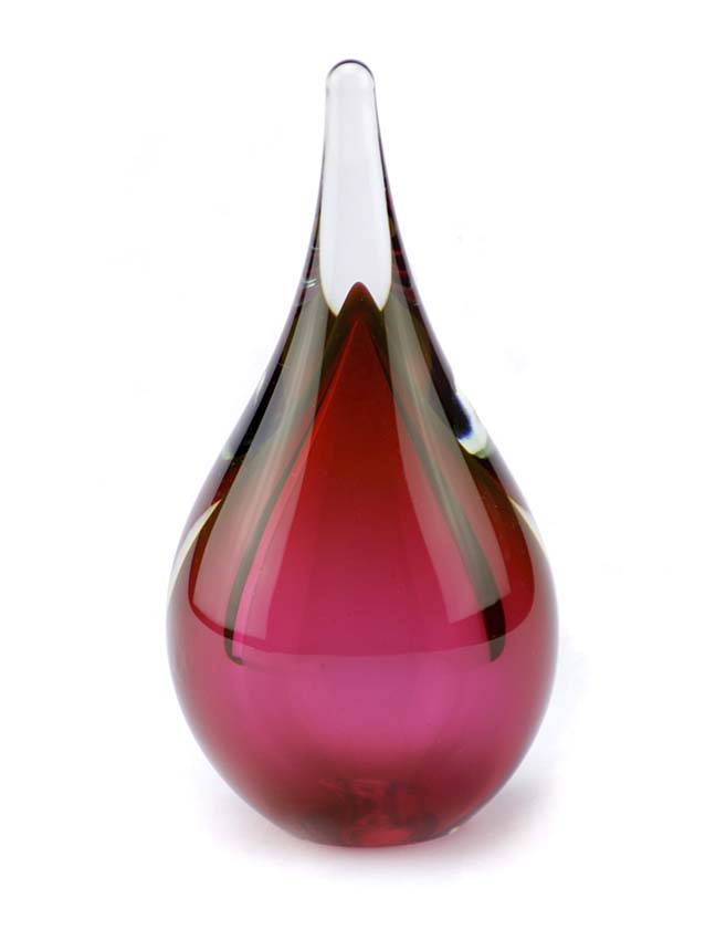 Kristalglazen 3D Mini Traan Dierenurn Roze (0.05 liter)