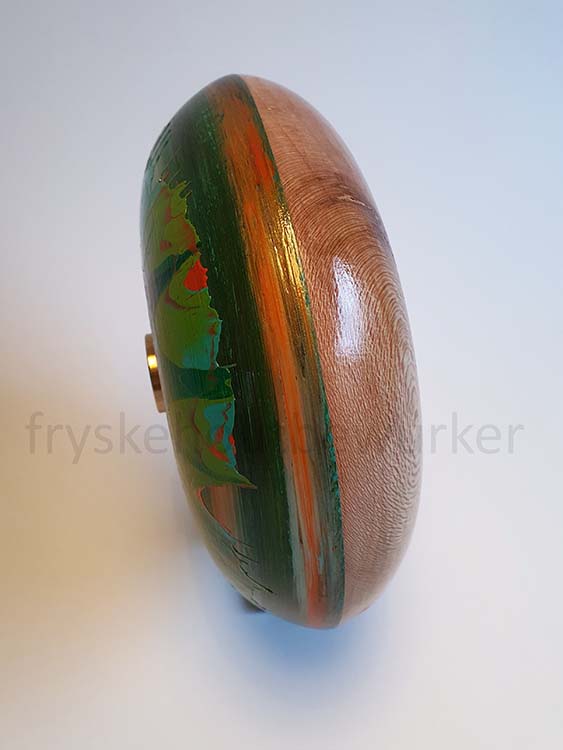 Kleine Green Eye Design Urn op Sokkel (ca. 0.5 liter)