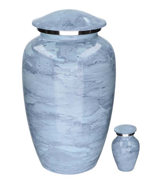 Elegance Hart Dierenurn Blue Marble Look (0.1 liter)