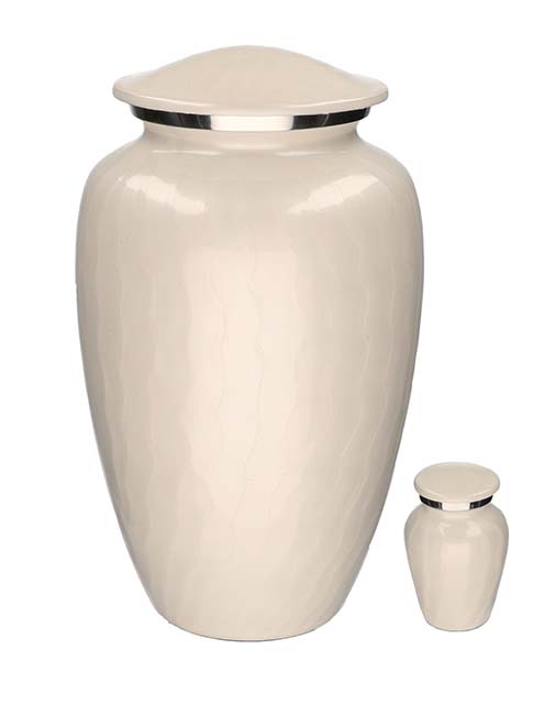Elegance Urnen Voordeelset Gemarmerd Wit (3.6 liter)