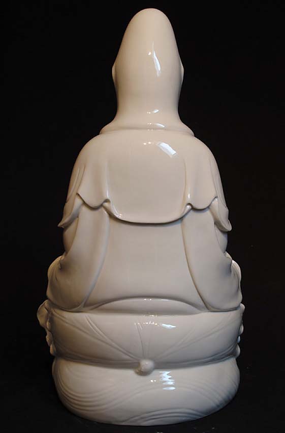 Chinese XL Buddha Dieren Urn Kwan Yin (6 liter, geschikt als duourn)
