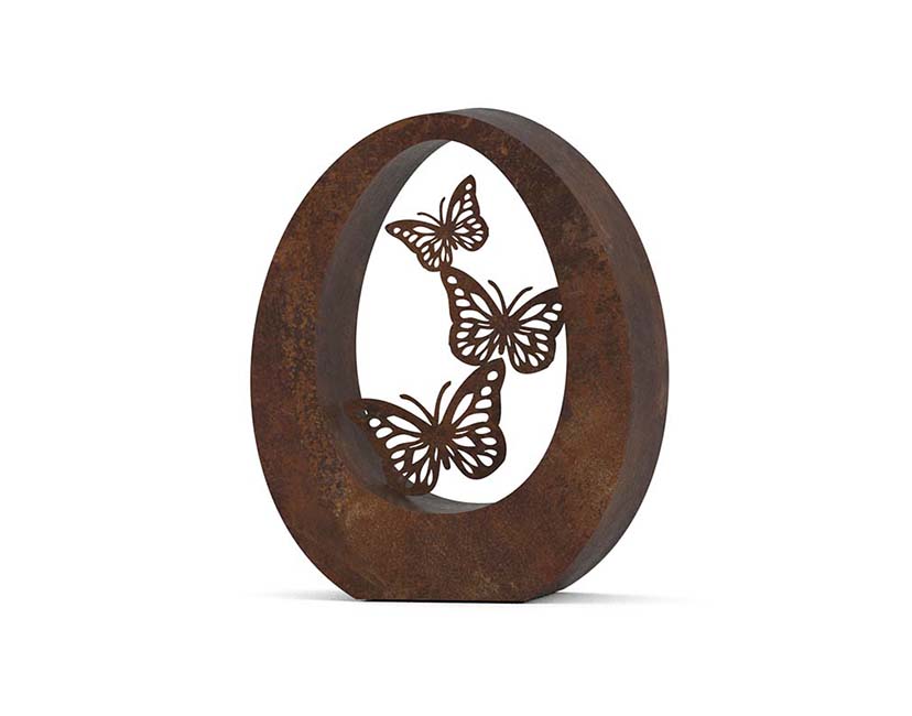 Grote Bronzen Oval Butterflies Urn (3.5 liter)