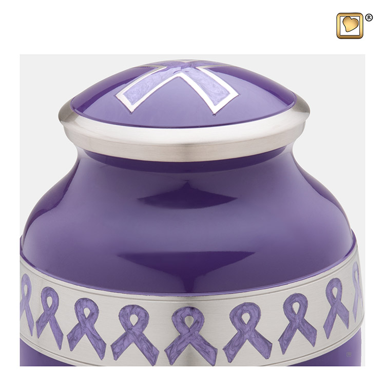 Grote LoveUrns Urn Purple Ribbon (3.1 liter)