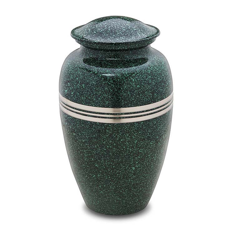 Grote LoveUrns Urn Klassiek Gespikkeld Emerald (3.4 liter)