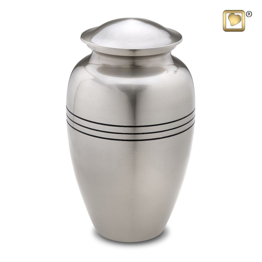 Grote LoveUrns Radiance Urn Classic Silber (3.4 liter)