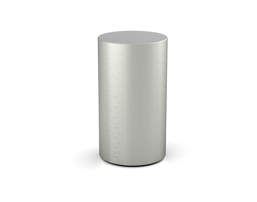 Grote ronde RVS Cilinder Urn (3.5 liter)