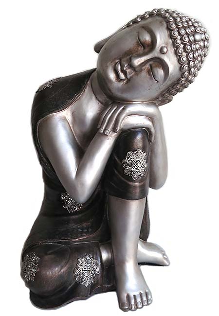 XL Boeddha Urn Slapende Indonesische Buddha (4.2 liter)