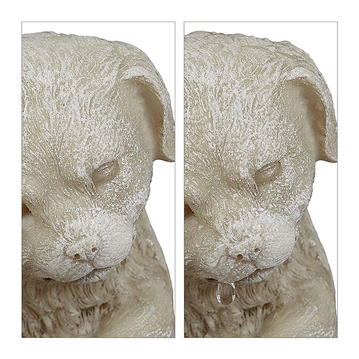 Hondenurn of Asbeeld Gedenkkei, Hondje met Engelvleugels (0.95 liter)