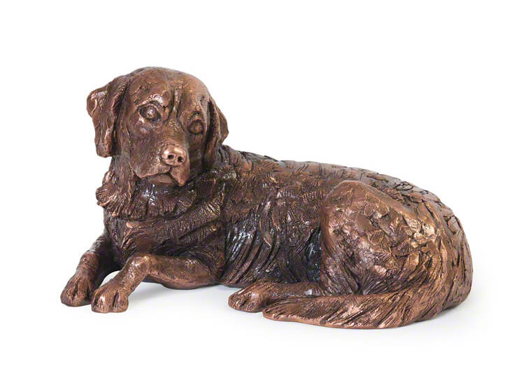 Mini Hondenurn of Asbeeldje Golden Retriever (0.01 liter)