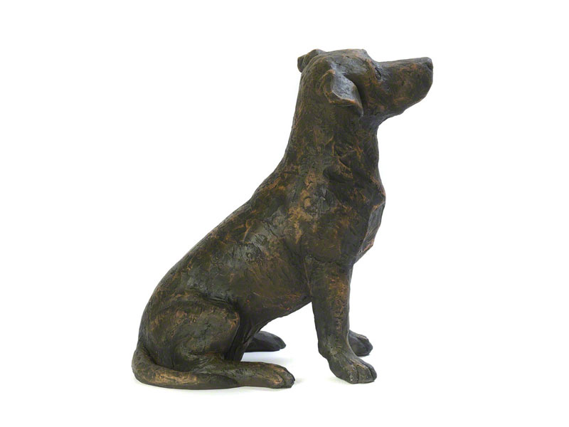 Hondenurn of Asbeeld Zittende Jack Russell (2.3 liter)