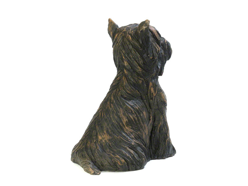 Hondenurn of Asbeeld Zittende Yorkshire Terrier (1.7 liter)