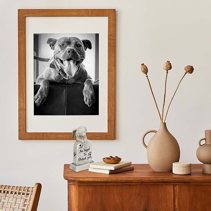 Hondenurn of Asbeeld Grafsteen, Hondje met Engelvleugels (0.4 liter)