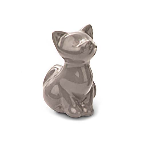Mini Dierenurn Zittend Katje, Veelkleurig (0.11 liter)