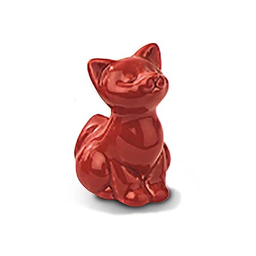 Veelkleurige Mini Dieren Urn Zittend Katje (0.11 liter)