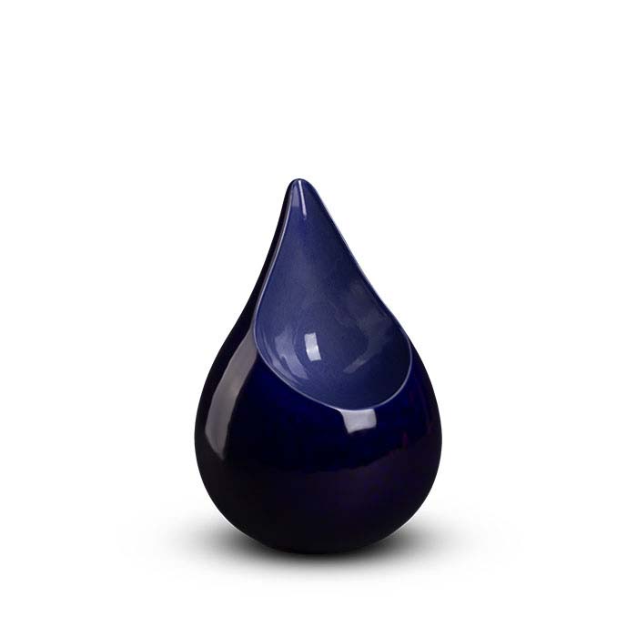 Keramische Celest Mini Traan Urn Blauw (0.4 liter)