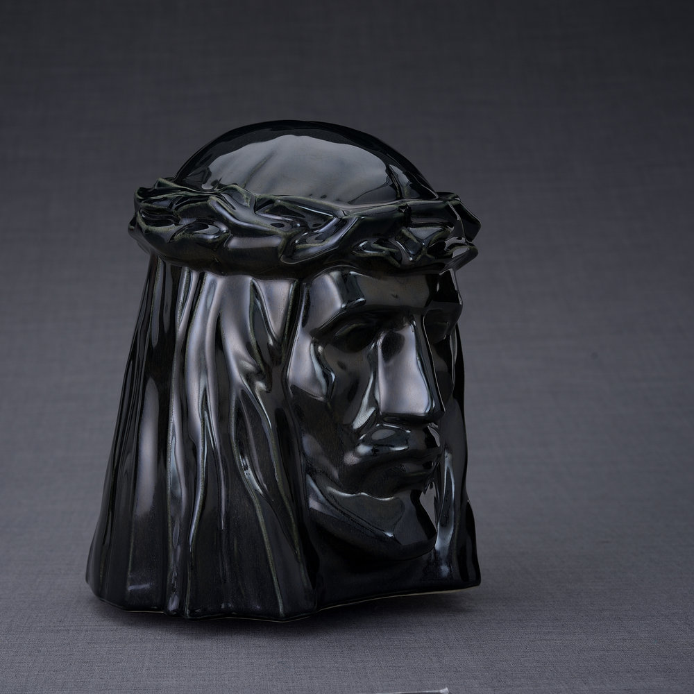 Art Urnen Voordeelset De Christus Black Gloss (5.1 en 0.4 liter)