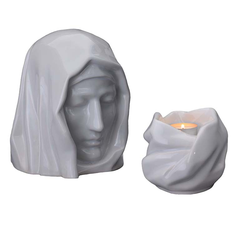 Art Urnen Voordeelset Holy Mother White (5.1 en 0.48 liter)