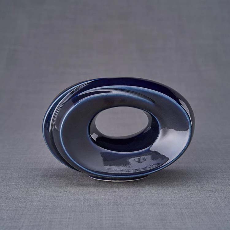 Keramische Mini Urn Passage Cobalt Metallic (0.45 liter)