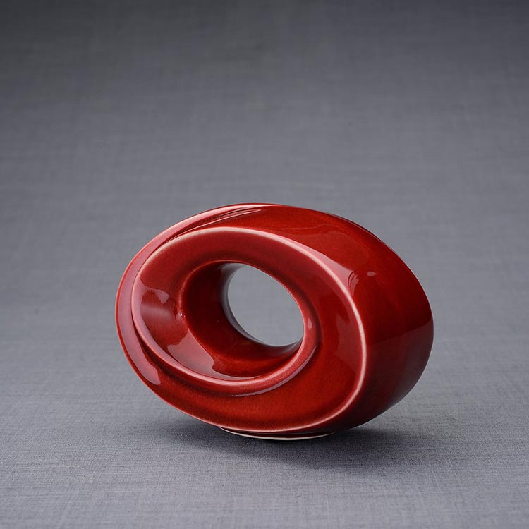 Keramische Mini Urn Passage Shiny Red (0.45 liter)