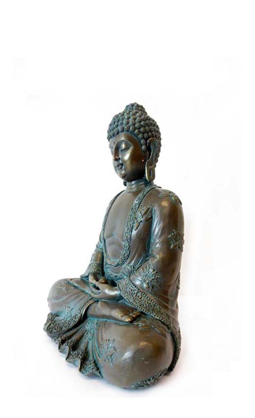 Amithaba Meditatie Buddha Dierenurn (0.8 liter)